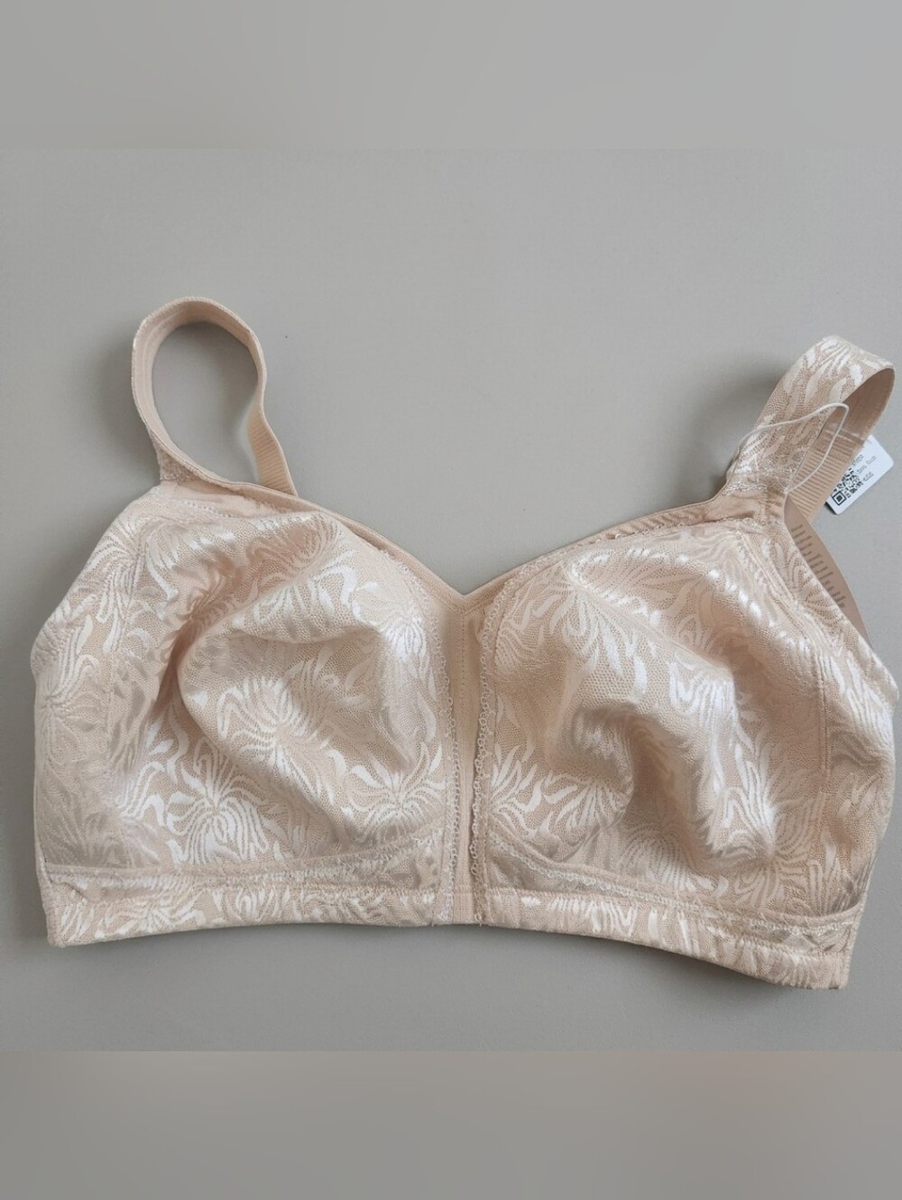 Wingslove 42G Nude Comfort Full Figure Wireless Stretch Bra. NEW